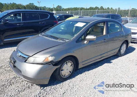 2006 Honda Civic Hybrid из США, поврежденный, VIN JHMFA36266S018497